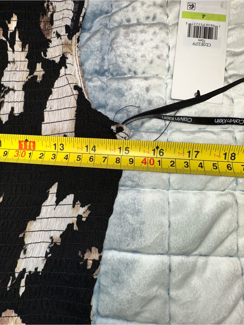 Calvin Klein Black Floral Wide-Leg Sleeveless Jumpsuit - Picture 5 of 8